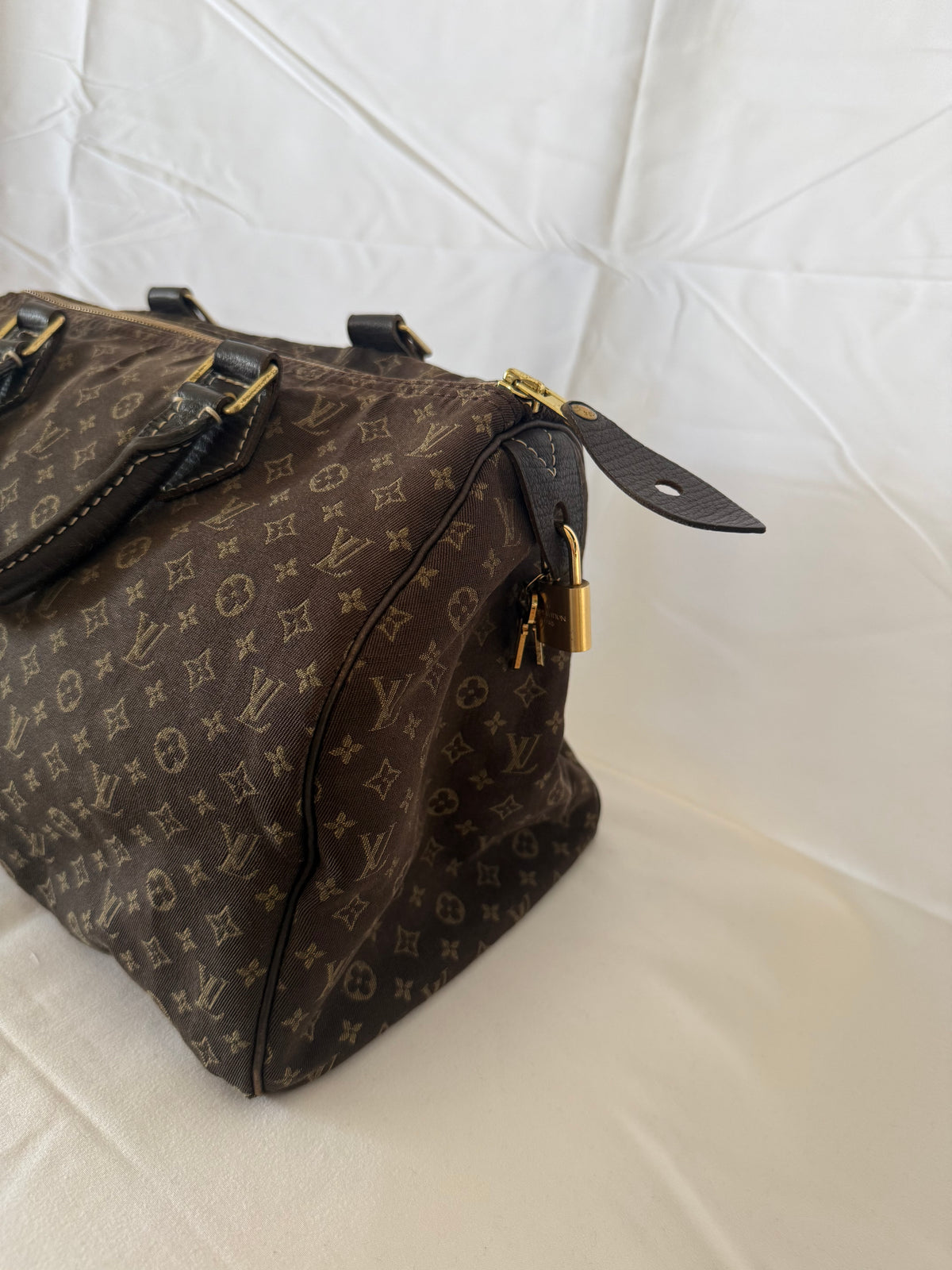 Speedy 30 Mini Lin Monogram Canvas